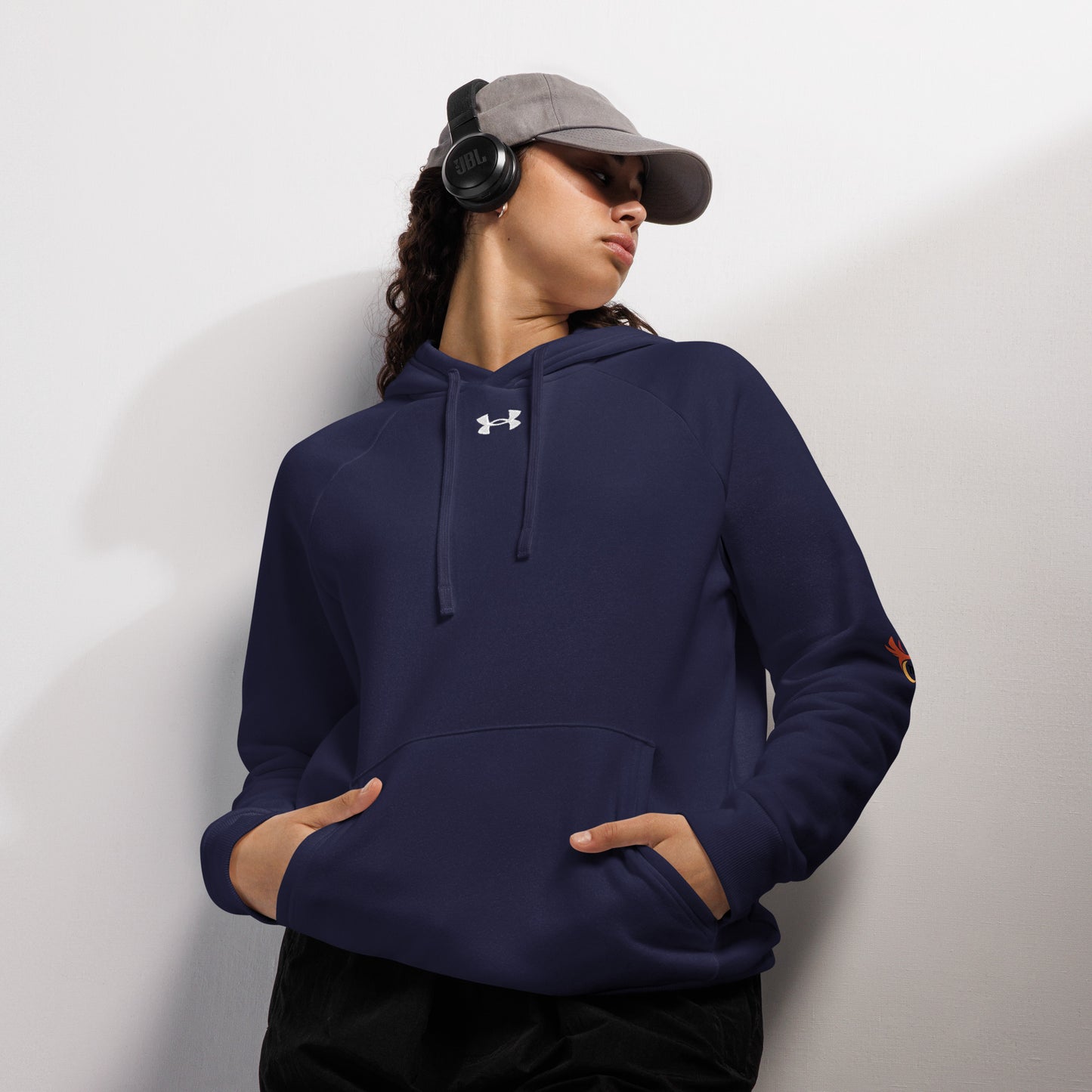 Under Armour® hoodie with phoenix on left arm